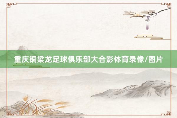 重慶銅梁龍足球俱樂部大合影體育錄像/圖片